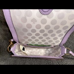 Kate Spade Lavender Cross Body Hand Purse. brand new. Never been used.